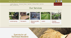 Desktop Screenshot of gonzaloslandscaping.com